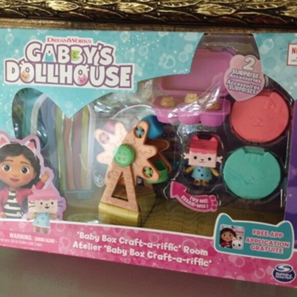 Gabby's Dollhouse Baby Box"Craft-a-Riffic" Room Playset - Picture 3 of 5
